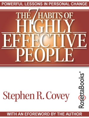 cover image of The 7 Habits of Highly Effective People